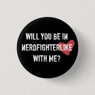 Nerdfighterachtige Button Black.