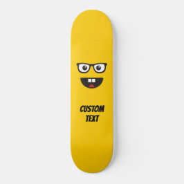 Nerdgezicht Persoonlijk Skateboard