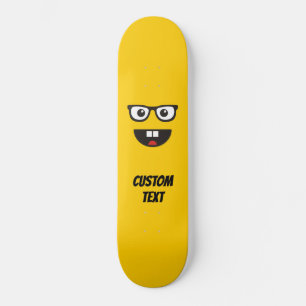 Nerdgezicht Persoonlijk Skateboard