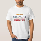 Nerdocriene blootstelling t-shirt (Voorkant)