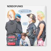 Nerdopunks Magneet (Voorkant)
