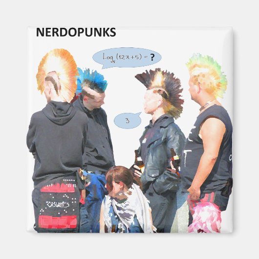 Nerdopunks Magneet (Voorkant)