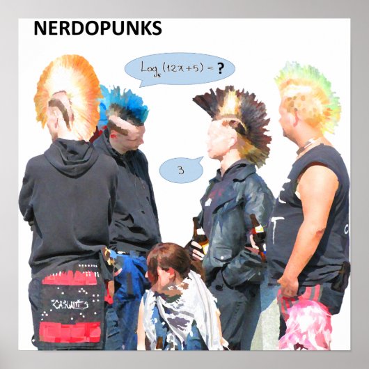 Nerdopunks Poster (Voorkant)