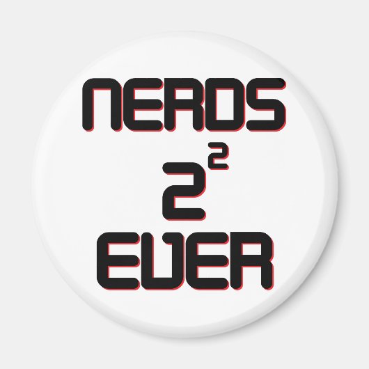 Nerds 4 Ever Magneet (Voorkant)