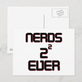 NERDS 4 ooit Briefkaart (Voorkant / Achterkant)