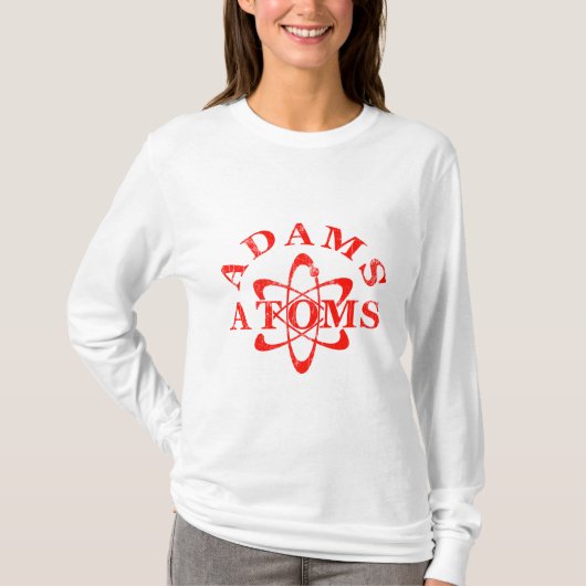 Nerds Adams atoms T-shirt (Voorkant)