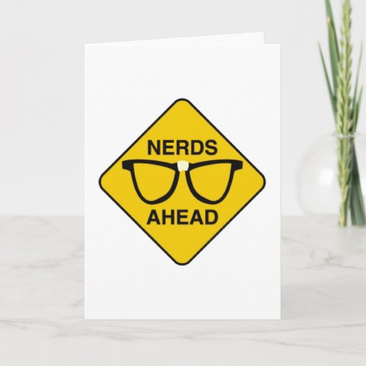 Nerds Ahead Kaart (Voorkant)