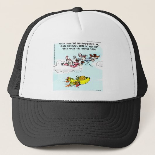 Nerds Boven Vruchtbaar Vlak Grappig Trucker Pet (Voorkant)