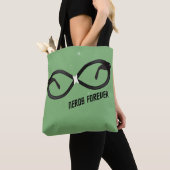 Nerds Forever Canvas tas (Dichtbij)
