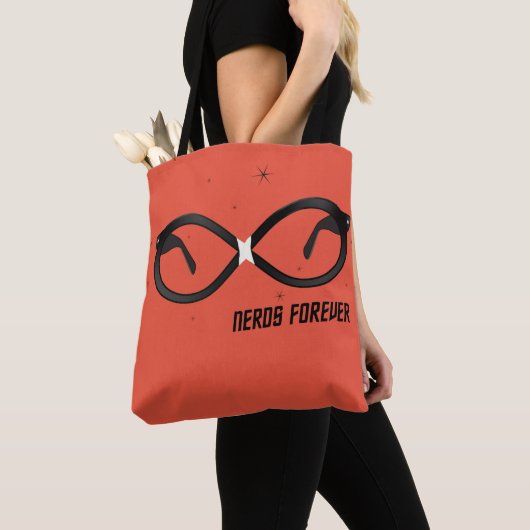 Nerds Forever Canvas tas (Dichtbij)