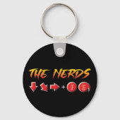 Nerds - FS CODE Button Sleutelhanger (Voorkant)