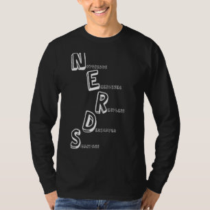 NERDS-Gezegde voor gelduitval voor gamers en alle T-shirt