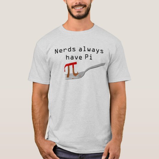 NERDS heeft altijd Pi T-shirt (Voorkant)