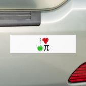 Nerds Love Apple Pie Bumpersticker (Op auto)