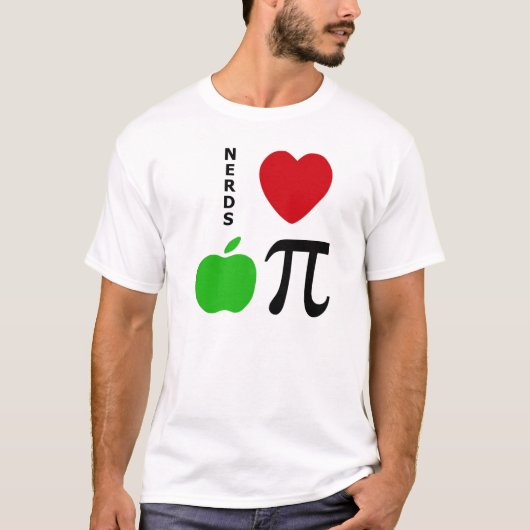 Nerds Love Apple Pie T-shirt (Voorkant)