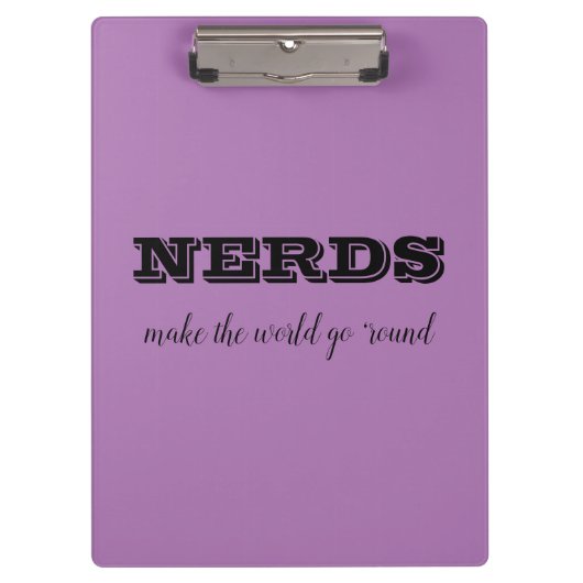NERDS maakt de wereld rond Klembord (Voorkant)