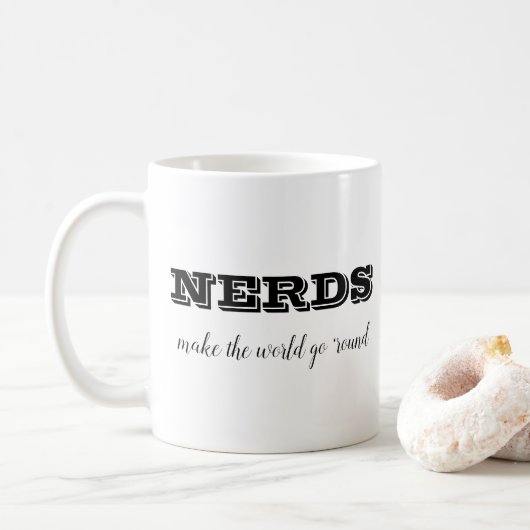 NERDS maakt de wereld rond Koffiemok (Met donut)