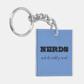 NERDS maakt de wereld rond Sleutelhanger (Voorkant Links)