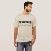 NERDS maakt de wereld rond T-shirt (Voorkant volledig)