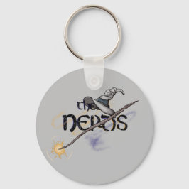 Nerds - Magische Button Sleutelhanger