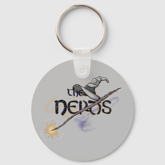 Nerds - Magische Button Sleutelhanger (Voorkant)