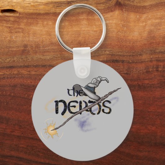 Nerds - Magische Button Sleutelhanger (Voorkant)