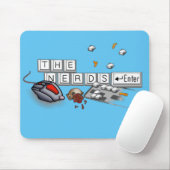 Nerds - PC Master Race Muismat Flat (Met muis)