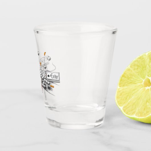 Nerds - PC Master Race Shot Glass Shot Glas (Rechts)
