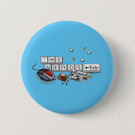 Nerds - PC Master Race Speld Ronde Button 5,7 Cm