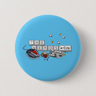 Nerds - PC Master Race Speld Ronde Button 5,7 Cm
