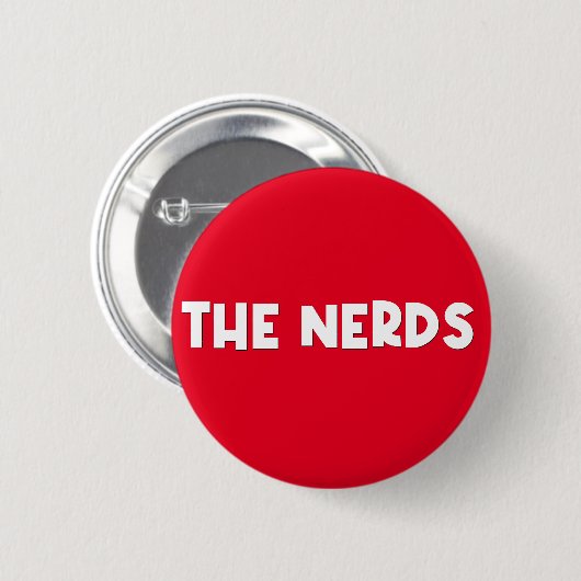 Nerds Pin Ronde Button 5,7 Cm (Voorkant /achterkant)