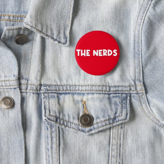 Nerds Pin Ronde Button 5,7 Cm (In situ)