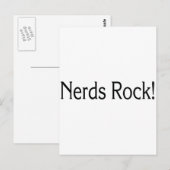 Nerds Rock Briefkaart (Voorkant / Achterkant)