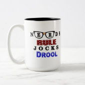 Nerds Rule Humor Koffie Mok (Links)
