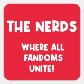 Nerds Stickers (Voorkant)