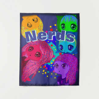 Nerds Tapijt Wandkleed