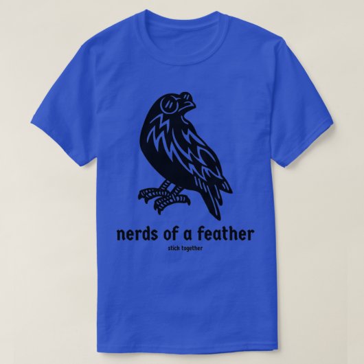 Nerds van een Slimme Veer als Klok T-shirt (Design voorkant)