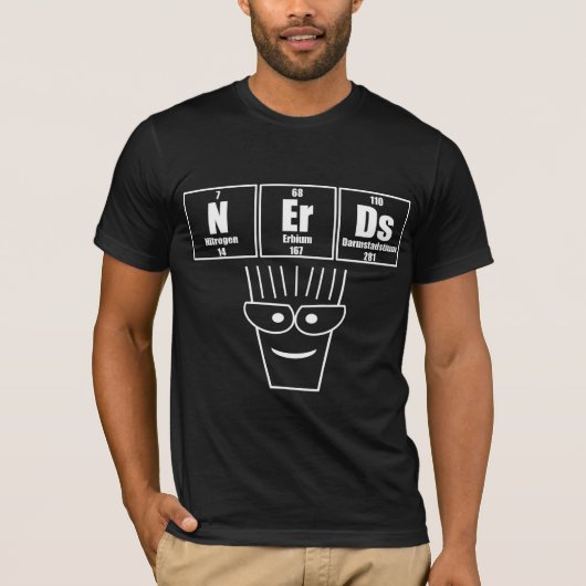 NErDs-White T-shirt (Voorkant)