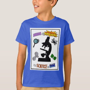 "NERDS ZIJN FANTASTISCH EN WETENSCHAP IS COOL" T-SHIRT