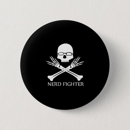 Nerdstrijders verenigen zich! ronde button 5,7 cm (Voorkant)