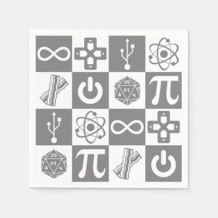 Nerdsymbolen Servetten