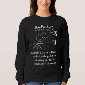 Nerdy Al Battani Moslim Astronoom Algebra Wiskunde Trui