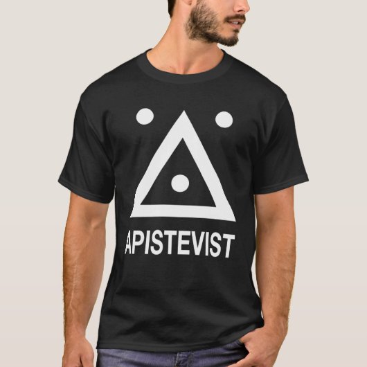 Nerdy Apistevist Rationeel Vrijdenker Atheïst Athe T-shirt (Voorkant)