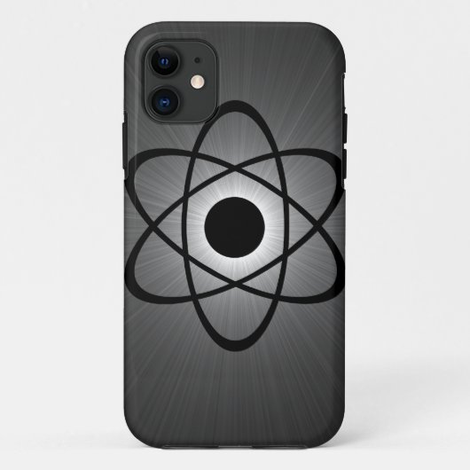 Nerdy Atomic BT iPhone 5 Hoesje, grijs Case-Mate iPhone Case (Achterkant)