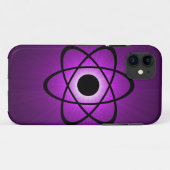 Nerdy Atomic BT iPhone 5 Hoesje, Paars Case-Mate iPhone Case (Achterkant (horizontaal))