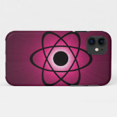 Nerdy Atomic BT iPhone 5 Hoesje, Roze Case-Mate iPhone Case (Achterkant (horizontaal))