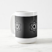 Nerdy Atomic Mok, grijs Koffiemok (Voorkant links)