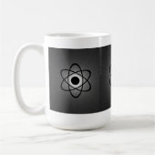 Nerdy Atomic Mok, grijs Koffiemok (Links)