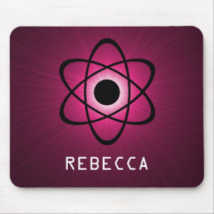 Nerdy Atomic Mousepad, Roze Muismat