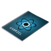 Nerdy Atomic Notitieboek, blauw Notitieboek (Linkerzijde)
